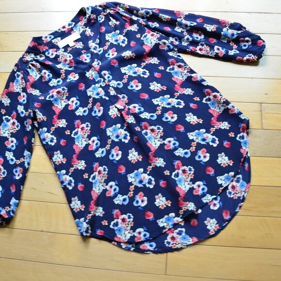 Amour Vert for Stitch Fix Floral Silk Blouse S - Picture 3 of 10